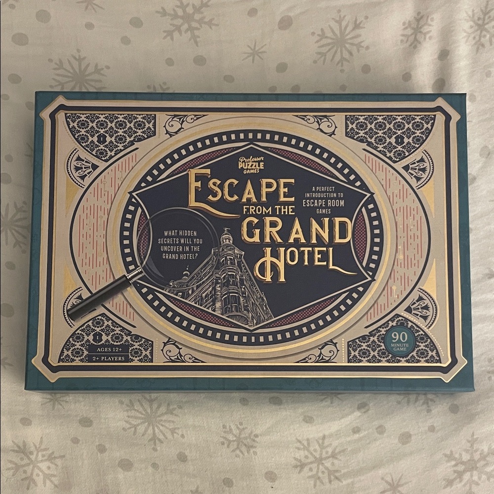 Professor Puzzle “Escape From the Grand Hotel” Game
